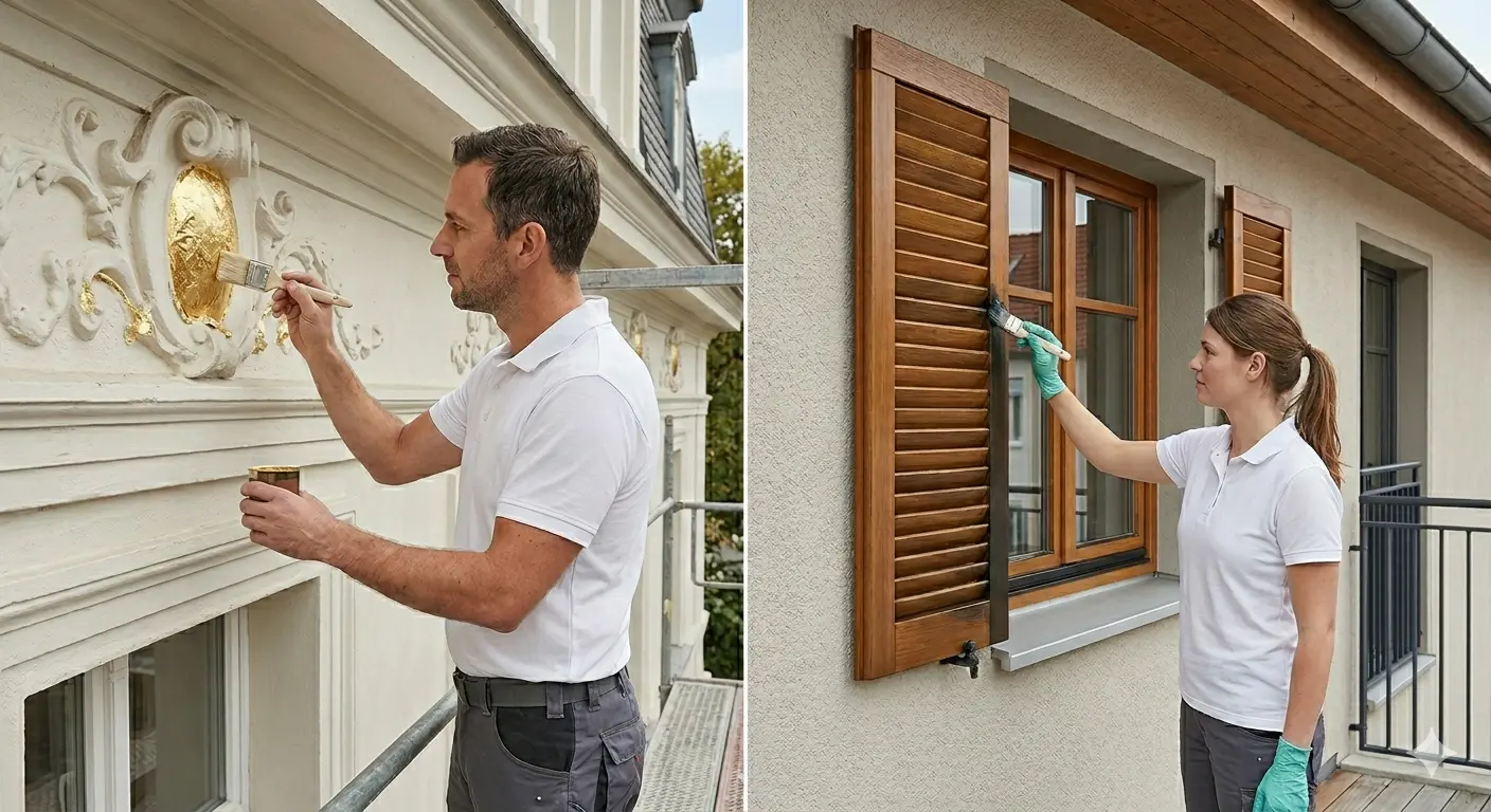 Außenbereich und Fassadenarbeiten